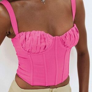 Princess Polly Pink Corset Top